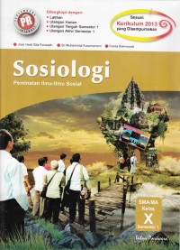 Image of Sosiologi Peminatan Ilmu-Ilmu Sosial Kelas X Semester 1