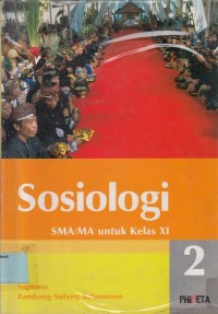 Image of Sosiologi: SMA/MA untuk kelas XI