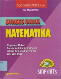 Image of Sukses ujian matematika SMP/MTs