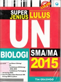 Image of Super Jenius Lulus UN Biologi SMA/MA 2015