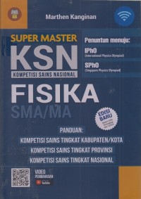 Image of Super master KSN (Kompetisi Sains Nasional) Fisika SMA/MA