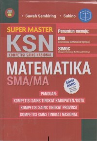 Image of Super master KSN (Kompetisi Sains Nasional) Matematika SMA/MA