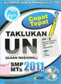 Image of Taklukan UN (Ujian Nasional) SMP MTs 2011