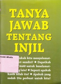 Image of Tanya jawab tentang Injil