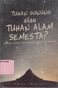 Image of Tuhan gunung atau Tuhan alam semesta?