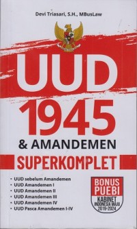 Image of UUD 1945 & Amandemen superkomplet