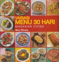 Image of Variasi menu 30 hari: Masakan China