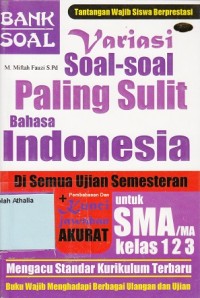 Image of Variasi soal-soal paling sulit bahasa Indonesia