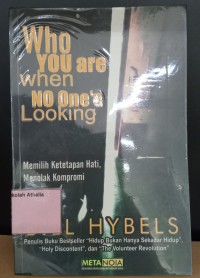 Image of Who You are When No One's looking