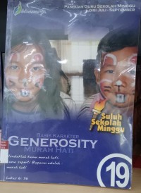 Image of Generosity= Murah Hati