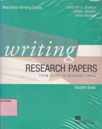 Image of Writing Research Papers: From Essay to research Paper