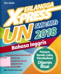 Image of Erlangga X-Press UN SMP/MTs 2018 Bahasa Inggris