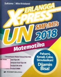 Image of Erlangga X-Press UN SMP/MTs 2018 Matematika