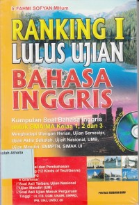 Image of Ranking I Lulus Ujian Bahasa Inggris : Kumpulan Soal Bahasa Inggris Untuk SMA/MA Kelas 1,2 dan 3