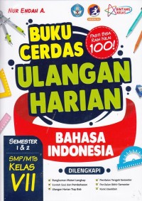 Image of Buku Cerdas Ulangan Harian Bahasa Indonesia Kelas VII