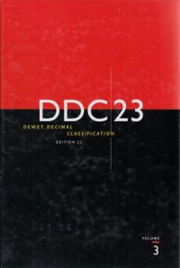 Image of Dewey Decimal Classification 23 Volume 3