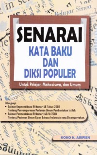 Image of Senarai: Kata Baku dan Diksi Populer