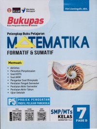 Image of Bukupas (Buku Penguatan Aktivitas Sekolah) Matematika Formatif & Sumatif Kelas 7 SMP/MTs Kurikulum Merdeka