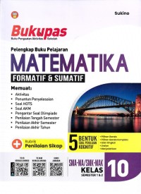 Image of Bukupas (Buku Penguatan Aktivitas Sekolah) Matematika Formatif & Sumatif untuk SMA-MA/SMK-MAK Kelas 10