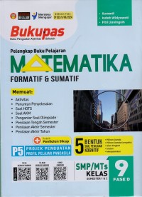 Image of Bukupas Matematika Formatif & Sumatif SMP/MTs Kelas 9