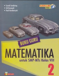 Image of Buku Guru Matematika: untuk SMP/MTs Kelas VIII