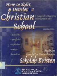 Image of Bagaimana memulai dan mengembangkan Sekolah Kristen