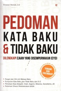 Image of Pedoman kata baku dan tidak baku yang dilengkapi dengan EYD