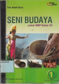 Image of Seni budaya SMP Kelas VII