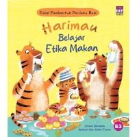 Image of Harimau belajar etika makan