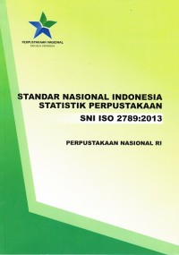 Image of Standar Nasional Indonesia Statistik Perpustakaan