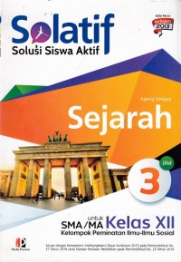 Image of Sejarah untuk SMA/MA  Kelas XII