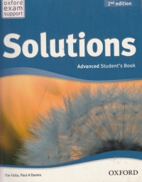 Image of Solutions :  Advanced Student's Book