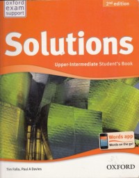 Image of Solutions : Upper-Intermediate Student's Book