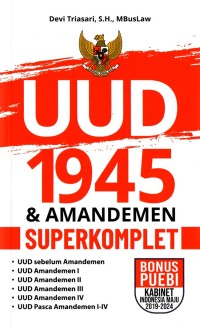 Image of UUD 1945 & Amandemen