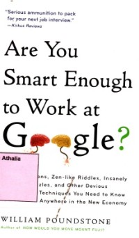 Image of Are you smart enough to work at google?